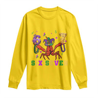Funny 67 Crawfish Mardi Gras Long Sleeve Shirt Six Seven Meme
