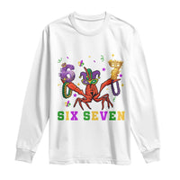 Funny 67 Crawfish Mardi Gras Long Sleeve Shirt Six Seven Meme