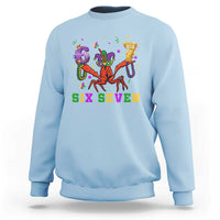 Funny 67 Crawfish Mardi Gras Sweatshirt Six Seven Meme