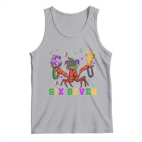 Funny 67 Crawfish Mardi Gras Tank Top Six Seven Meme