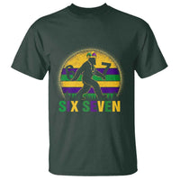 Funny Mardi Gras Bigfoot T Shirt Six Seven Meme