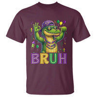 Mardi Gras Mardigator Alligator Six Seven Bruh Meme T Shirt