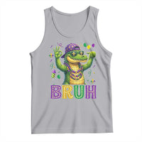 Mardi Gras Mardigator Alligator Six Seven Bruh Meme Tank Top