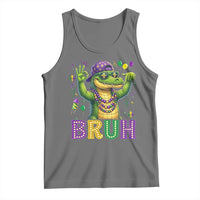 Mardi Gras Mardigator Alligator Six Seven Bruh Meme Tank Top