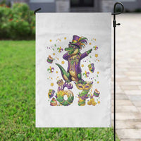 Funny Mardigator Alligator Six Seven Meme Garden Flag Mardi Gras Gifts