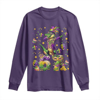 Funny Mardigator Alligator Six Seven Meme Long Sleeve Shirt Mardi Gras Gifts