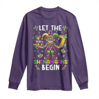 Let The 67 Shenanigans Begin Long Sleeve Shirt Six Seven Meme Mardi Gras