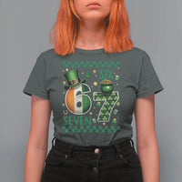 Funny St Patricks Six Seven T Shirt For Women Gen Z Irish Gift