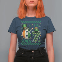 Funny St Patricks Six Seven T Shirt For Women Gen Z Irish Gift