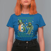 Funny St Patricks Six Seven T Shirt For Women Gen Z Irish Gift