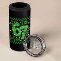 Funny St Patricks Day 4 in 1 Can Cooler Tumbler Six Seven Meme Irish Gag Gift