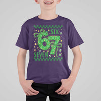 Funny St Patricks Day T Shirt For Kid Six Seven Meme Irish Gag Gift