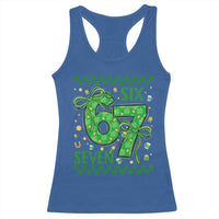 Funny St Patricks Day Racerback Tank Top Six Seven Meme Irish Gag Gift