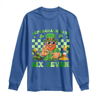 Funny Leprechaun Says Six Seven Long Sleeve Shirt St Patricks Day
