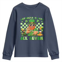 Funny Leprechaun Says Six Seven Youth Sweatshirt St Patricks Day
