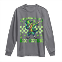 Leprechaun Six Seven Meme Long Sleeve Shirt Funny St Patricks Day Gift
