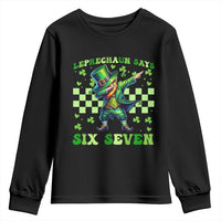 Leprechaun Six Seven Meme Youth Sweatshirt Funny St Patricks Day Gift