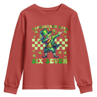 Leprechaun Six Seven Meme Youth Sweatshirt Funny St Patricks Day Gift