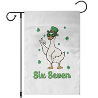 Lucky Goose Six Seven Meme Garden Flag St Patricks Day