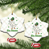 Lucky Goose Six Seven Meme Ceramic Ornament St Patricks Day