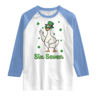 Lucky Goose Six Seven Meme Raglan Shirt St Patricks Day