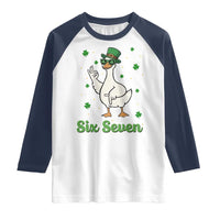 Lucky Goose Six Seven Meme Raglan Shirt St Patricks Day