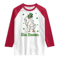 Lucky Goose Six Seven Meme Raglan Shirt St Patricks Day