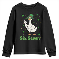Lucky Goose Six Seven Meme Youth Sweatshirt St Patricks Day