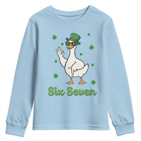 Lucky Goose Six Seven Meme Youth Sweatshirt St Patricks Day