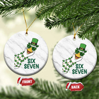 Chaotic Goose Six Seven Meme Ceramic Ornament Funny St Patricks Day Gift