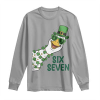 Chaotic Goose Six Seven Meme Long Sleeve Shirt Funny St Patricks Day Gift