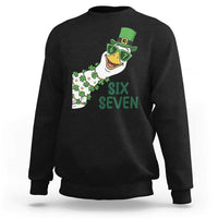 Chaotic Goose Six Seven Meme Sweatshirt Funny St Patricks Day Gift