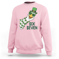 Chaotic Goose Six Seven Meme Sweatshirt Funny St Patricks Day Gift