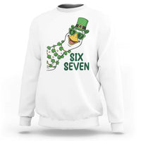Chaotic Goose Six Seven Meme Sweatshirt Funny St Patricks Day Gift