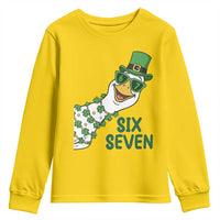 Chaotic Goose Six Seven Meme Youth Sweatshirt Funny St Patricks Day Gift