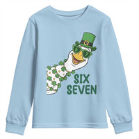 Chaotic Goose Six Seven Meme Youth Sweatshirt Funny St Patricks Day Gift