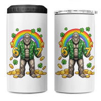 Bigfoot Six Seven Meme 4 in 1 Can Cooler Tumbler Funny St Patricks Day Gift