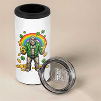 Bigfoot Six Seven Meme 4 in 1 Can Cooler Tumbler Funny St Patricks Day Gift