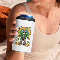 Bigfoot Six Seven Meme 4 in 1 Can Cooler Tumbler Funny St Patricks Day Gift