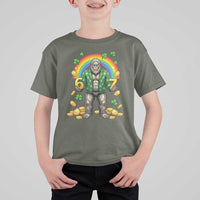 Bigfoot Six Seven Meme T Shirt For Kid Funny St Patricks Day Gift