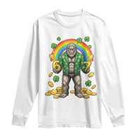 Bigfoot Six Seven Meme Long Sleeve Shirt Funny St Patricks Day Gift