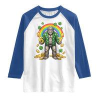 Bigfoot Six Seven Meme Raglan Shirt Funny St Patricks Day Gift