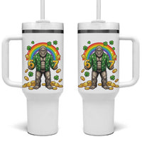 Bigfoot Six Seven Meme Tumbler With Handle Funny St Patricks Day Gift