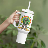 Bigfoot Six Seven Meme Tumbler With Handle Funny St Patricks Day Gift