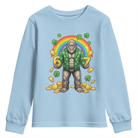 Bigfoot Six Seven Meme Youth Sweatshirt Funny St Patricks Day Gift