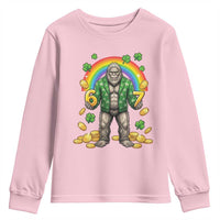 Bigfoot Six Seven Meme Youth Sweatshirt Funny St Patricks Day Gift