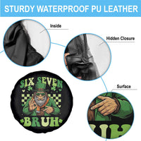 Bigfoot Six Seven Bruh Spare Tire Cover Gen Z Irish Gift