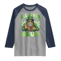 Bigfoot Six Seven Bruh Raglan Shirt Gen Z Irish Gift
