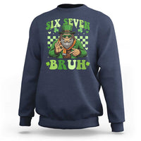 Bigfoot Six Seven Bruh Sweatshirt Gen Z Irish Gift