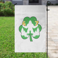 St Patricks Day Bigfoot Shamrock Garden Flag Six Seven Meme